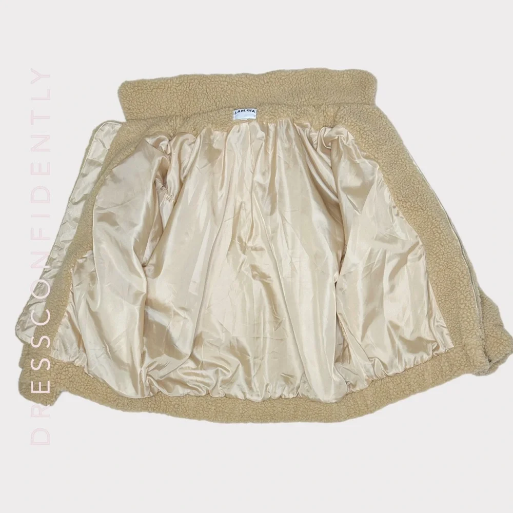 I.AM.GIA. Pixie Oversized Sherpa Teddy Coat - Camel - Picture 10 of 15